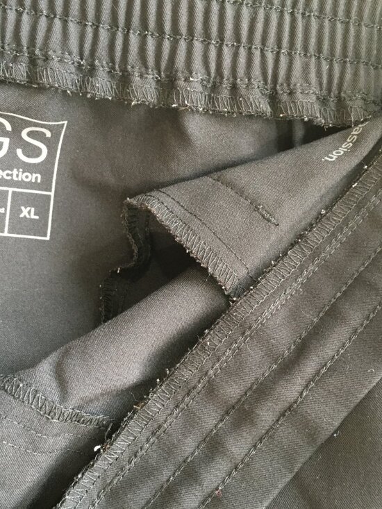 FIGS Black YOLA High Rise Skinny Fit Straight Leg Medical Hospital Scrubs Pant - Picture 11 of 11